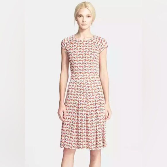 Tory Burch Dresses & Skirts - Tory Burch silk Sophia dress red poppy